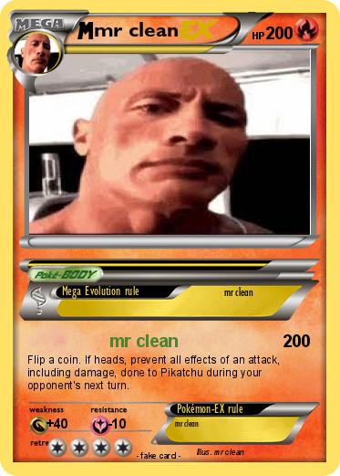 Pokemon mr clean