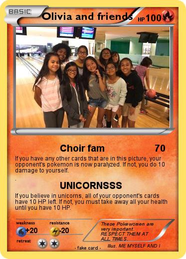 Pokemon Olivia and friends