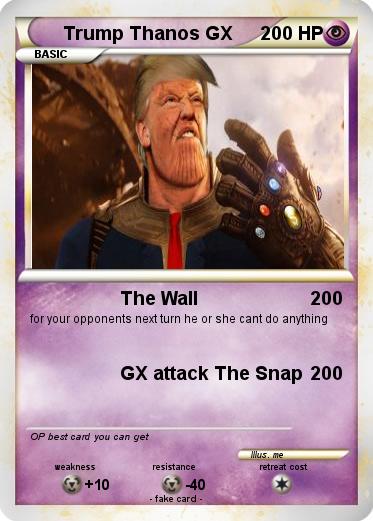 Pokemon Trump Thanos GX
