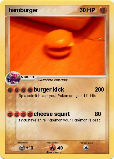 Pokemon hamburger