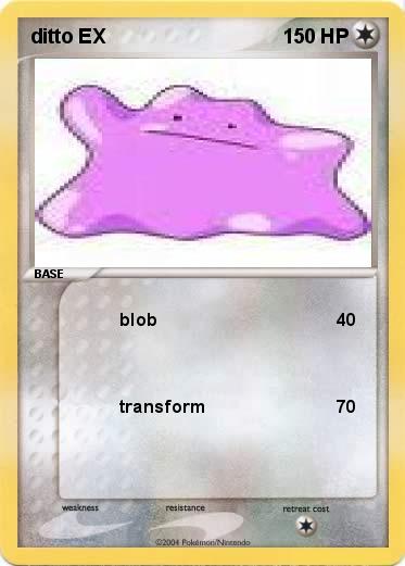 Pokemon ditto EX