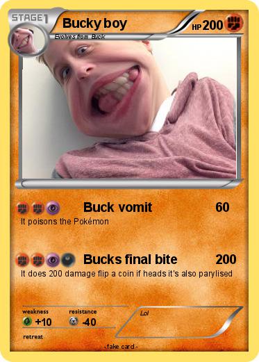Pokemon Bucky boy