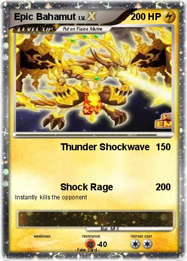 Pokemon Epic Bahamut
