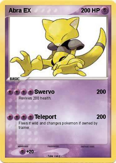 Pokemon Abra EX