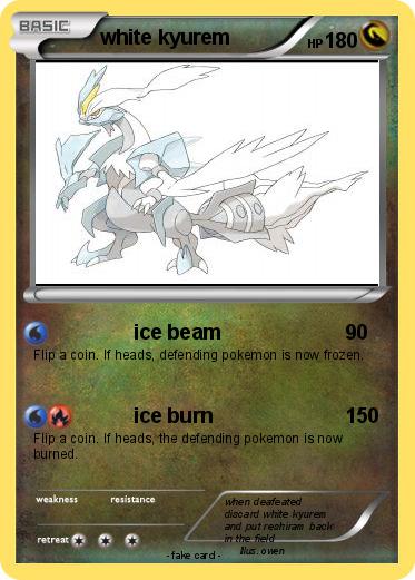 Pokemon white kyurem