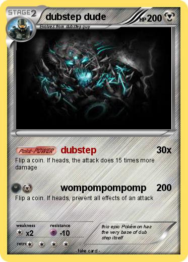Pokemon dubstep dude