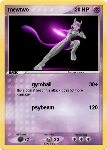 Pokemon mewtwo