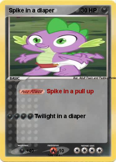 Pokemon Spike in a diaper