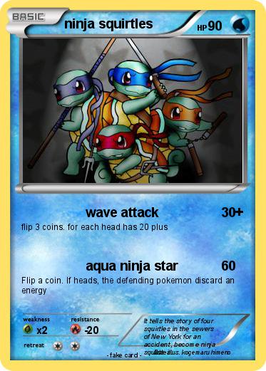 Pokemon ninja squirtles