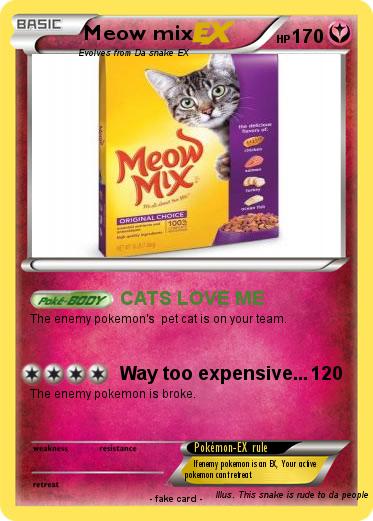 Pokemon Meow mix