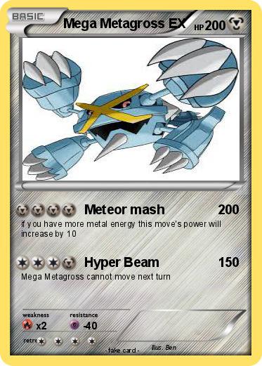 Pokemon Mega Metagross EX