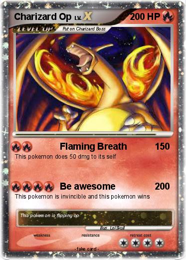 Pokemon Charizard Op