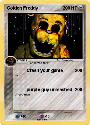 Pokemon Golden Freddy