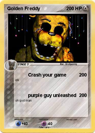 Pokemon Golden Freddy