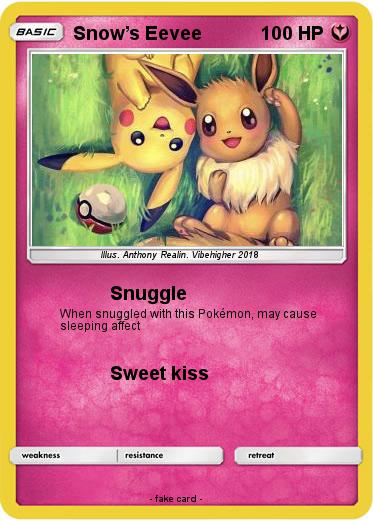 Pokemon Snow’s Eevee