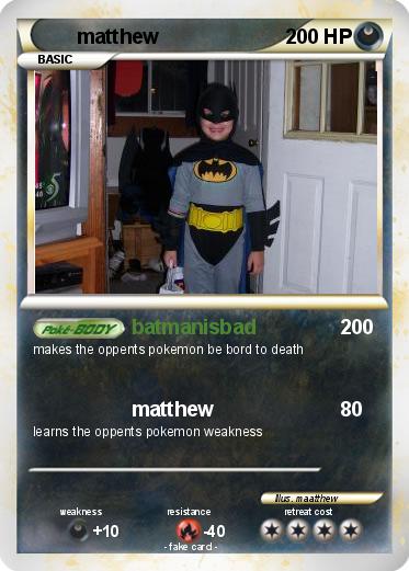 Pokemon matthew