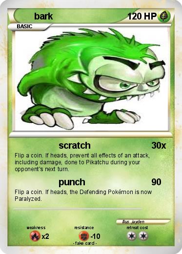 Pokemon bark