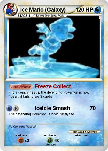 Pokemon Ice Mario (Galaxy)