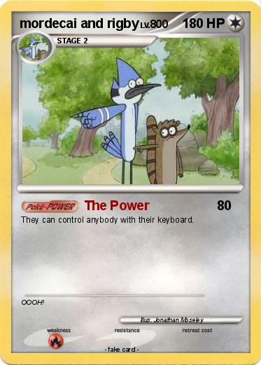 Pokemon mordecai and rigby