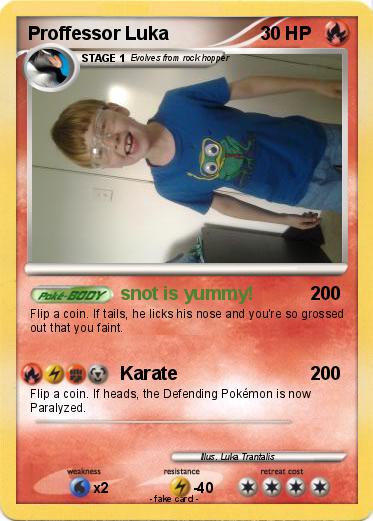 Pokemon Proffessor Luka