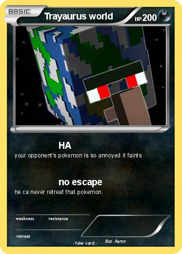 Pokemon Trayaurus world