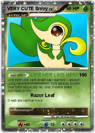 Pokemon VERY CUTE Snivy
