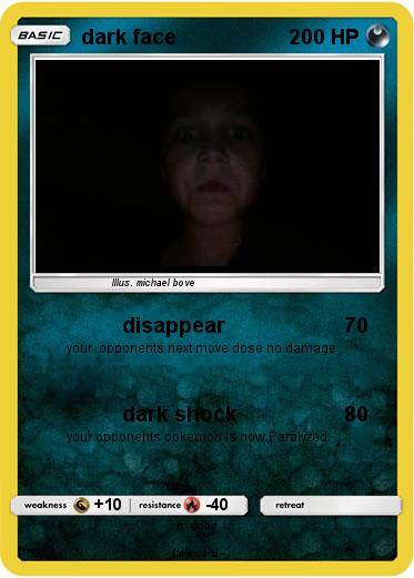 Pokemon dark face