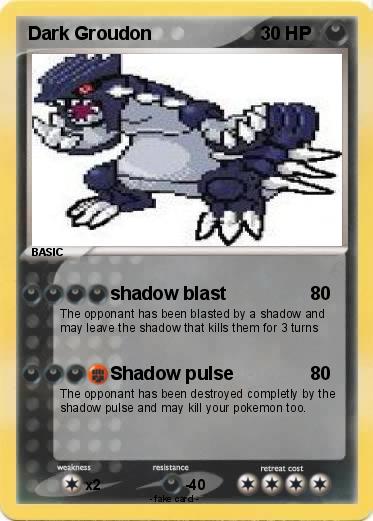 Pokemon Dark Groudon