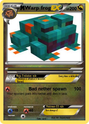 Pokemon Warp frog