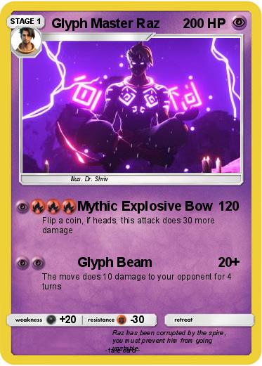 Pokemon Glyph Master Raz