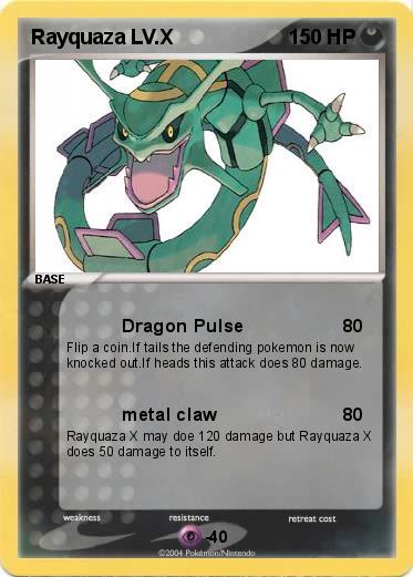 Pokemon Rayquaza LV.X
