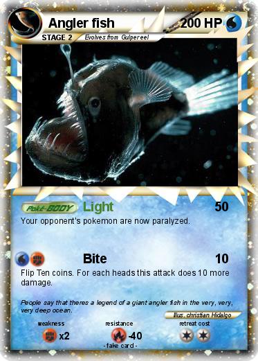 Pokemon Angler fish