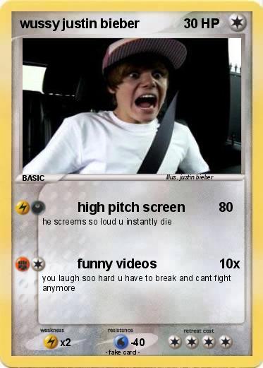 Pokemon wussy justin bieber
