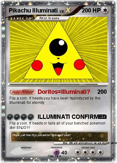 Pokemon Pikachu Illuminati