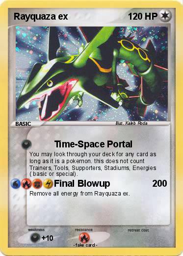Pokemon Rayquaza ex