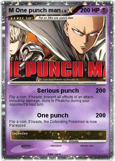 Pokemon M One punch man