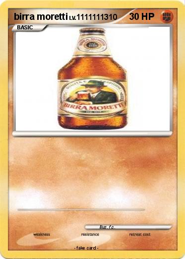 Pokemon birra moretti