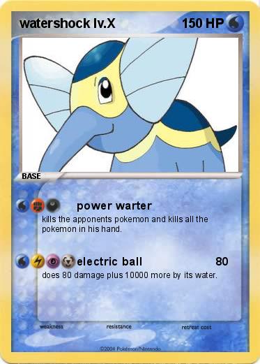 Pokemon watershock lv.X