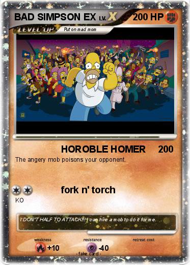 Pokemon BAD SIMPSON EX