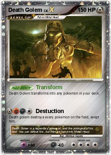 Pokemon Death Golem