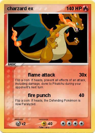 Pokemon charzard ex