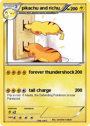 Pokemon pikachu and richu
