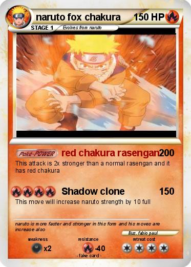 Pokemon naruto fox chakura