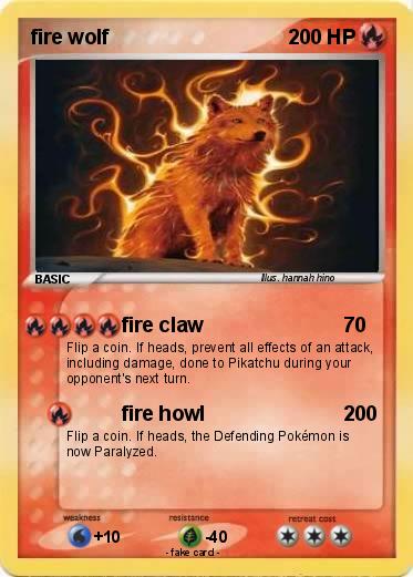 Pokemon fire wolf