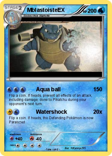 Pokemon MblastoisteEX