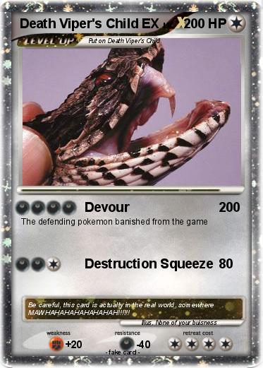 Pokemon Death Viper's Child EX