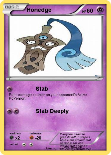 Pokemon Honedge