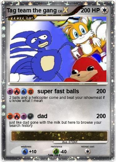 Pokemon Tag team the gang