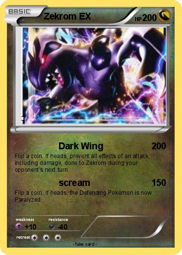 Pokemon Zekrom EX