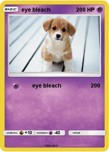 Pokemon eye bleach